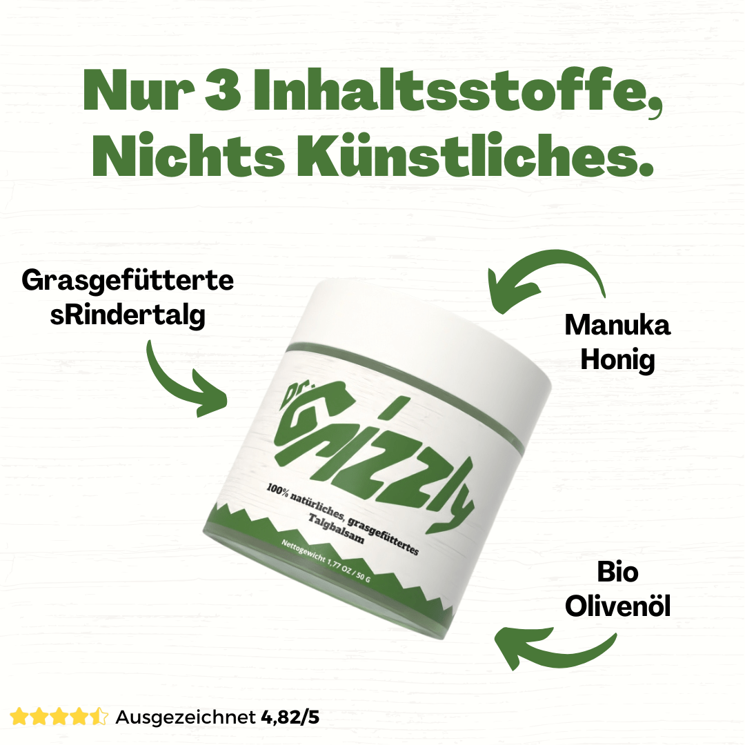 Grizzly | Straffender aufbauender Rindertalg - Balm - Grizzly